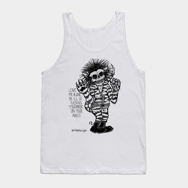 misanthrope Tank Top by fear my nerves